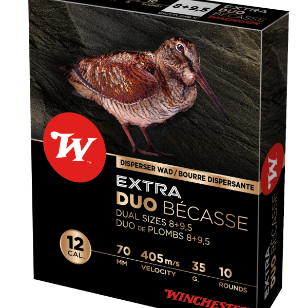 Extra Duo Becasse (Μπεκάτσα) Διασποράς WINCHESTER, 12-70,20mm, 35g, 405m/s, no.8+9,5 (10/200)