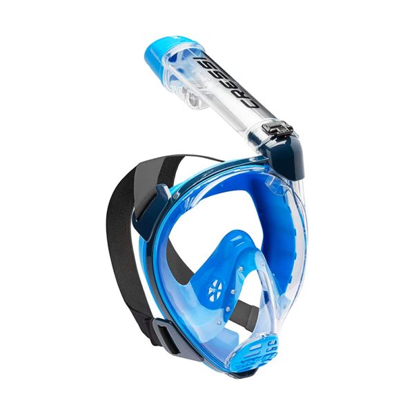 Cressi Knight Silicone Full Face Mask Light Blue/Dark Blue