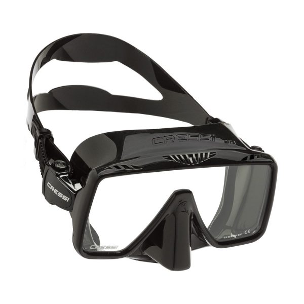 Cressi Gamma Silicone Snorkel Black/Tube Black – Αναπνευστήρας