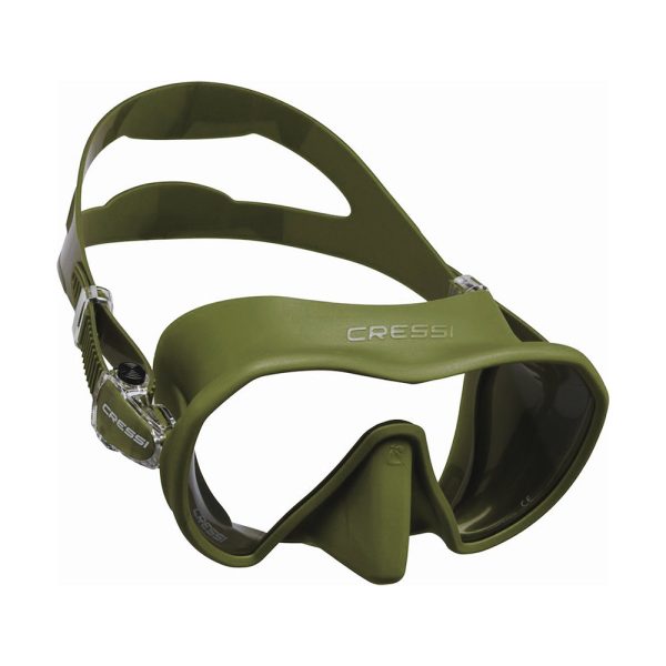 Cressi ZS1 Silicone Mask Khaki/Frame Khaki – Μάσκα