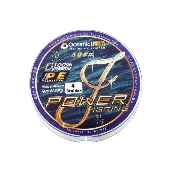 Oceanic Team Power Jigging x8 100m  Red – 0-70mm