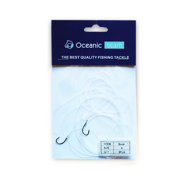 Oceanic Team Rolling Hooked With Plastic Head Snap – small